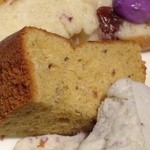 銀のさじ - シフォンケーキです。ケーキを作るための上質な小麦粉は日本製はあまり無いようなお話をされていたと思います。