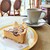 カフェ パンセ - 料理写真:『ブレンド（ロア）（600円税込）』『ニューヨークチーズケーキタルト（580円税込）』※ドリンクケーキセットで50円引き