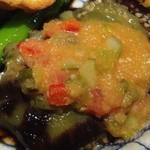 銀のさじ - 『ラタトゥイユ』、この日は茄子の上に乗っていました。