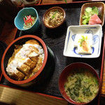 とんかつ亭 - ヒレカツ丼定食 1000円