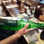 魚虎千両 - 永濱屋 八反錦 純米辛口 徳利990円