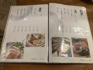 水月 - メニュー