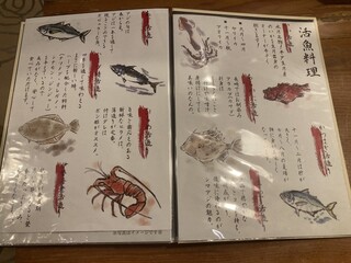 水月 - メニュー