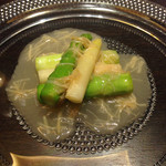 HongKongRoom GOUKA - アスパラとホワイトアスパラの炒め煮