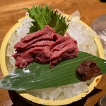 漁苑 - 料理写真:会津馬刺し赤身