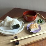 自然栽培米おにぎりCafe178ミヤノサワ - 料理写真:Cafe178の朝ごはん