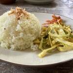 nandi - ナンディカレー\800 ライス大盛り 接写