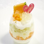 ル・パティシエ ヨコヤマ - メロンパフェ670円税込w