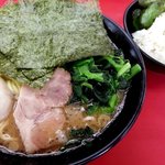 横浜家系らーめん ぼうそう家 - ラーメン(並)＋味玉！(2014,07/31)