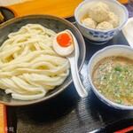 麺紡 - うおとりとんに鶏天と梨つくね