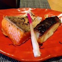 日本料理 からまつ - 焼魚は別盛です