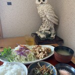 きらら食堂 - 料理写真:フクロウさんに見守られて