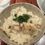 麦と麺助 - ふぐの炊き込みご飯