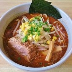 麺屋こぶし - 辛い仙台味噌らーめん800円