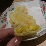 とうもろこしの天ぷら４８０円