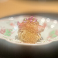 まき村 - 毛蟹の味噌和え