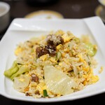 銀座アスター - 牛フィレ肉とレタスの炒飯