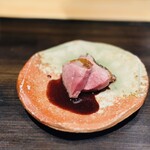 新まき - かすみ鴨　藁焼き