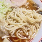 長町ラーメン - 麺アップ