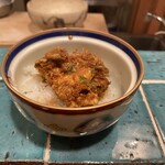 てんぷら 士才 - かき揚げ天丼