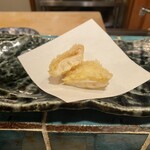 てんぷら 士才 - ホッキ貝