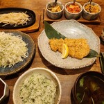 塩梅 - ランチロースかつ定食　