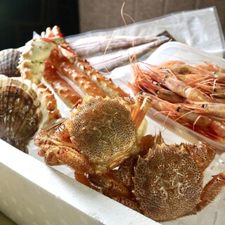北海道から獲れたその日に空輸で直仕入れ！
