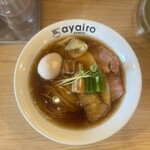 ayairo - 特製地鶏醤油そば　1,380円