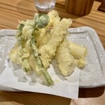 しんのすけ - 春野菜天 三種盛り