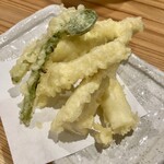 しんのすけ - 春野菜天 三種盛り