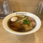 ayairo - 特製地鶏醤油そば　1,380円
