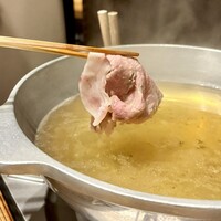 しゃぶしゃぶ　すき鍋　おもき 銀座店 - たれしゃぶ（出汁しゃぶ）