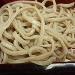 手打そばこいけ - 田舎。せいろよりやや、グレー色濃い、そばの味も濃い。