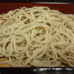 手打そばこいけ - やや緑・・・普通のグレーにしか映せません・・・のせいろ。（前回）