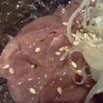 鶏料理・水炊きのお店 シリウス - レバーのアップ