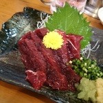 ニュー加賀屋 - 鯨の刺身いただきます（-人-）