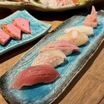 隠れ家酒場 雅 - 握り寿司（おまかせ5貫握り）