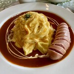 タッチ - ウインナーオムライス