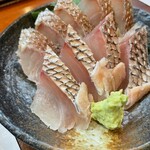 うなぎ いけだ - 真鯛の昆布しめ