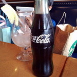 Cafe Spring - コーラを注文すると瓶ででてくるのが息子のお気に入り