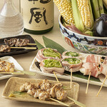 居酒家ひなた - 串物・焼野菜集合