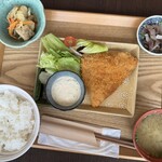 まうまう四ツ谷 長崎歳時記 - 長崎直送アジ尽くし定食 ¥1,350
             （長崎直送開きアジフライ・アジ南蛮漬け・漬けアジのたたき）