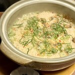 かいえん - 筍とあさりの土鍋飯