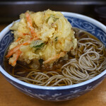 加賀 - かき揚げそば(温)＠税込600円