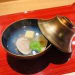 かねと - 蛤あられ椀　玉子豆腐
