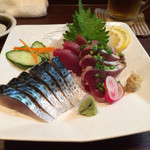 和風ダイニングきらり - しめ鯖と鰹
      鮮度抜群最高