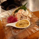 旬彩美酒 あじさい - 毛ガニほぐし酢の物