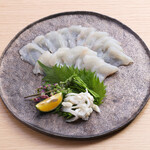 鮨 はくと - 虎河豚のてっさ