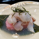 御料理 良所 - 道明寺粉も鮮やか♪