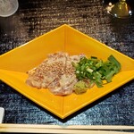 御料理 良所 - 薬味と鯛のヅケ